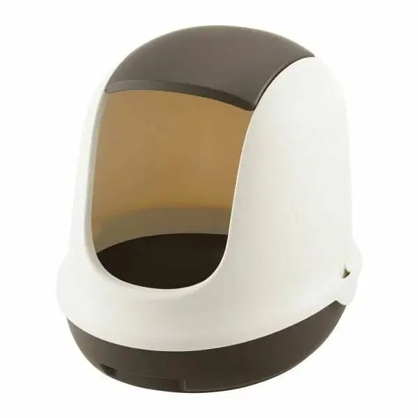 Richell  有蓋貓砂盆 (啡黑色)